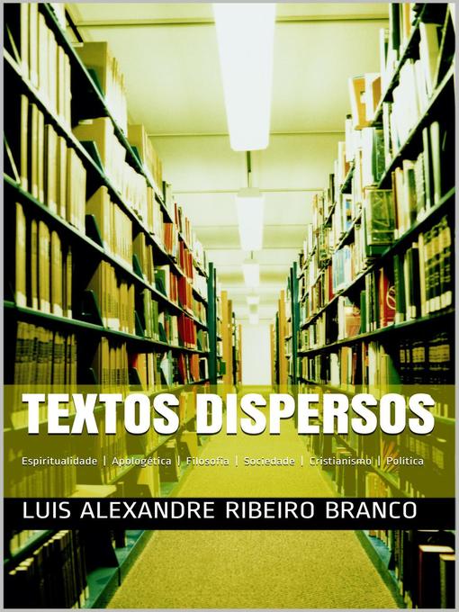 Title details for Textos Dispersos by Luis A R Branco - Available